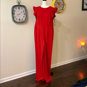 COPY - Red jumpsuit with pockets!